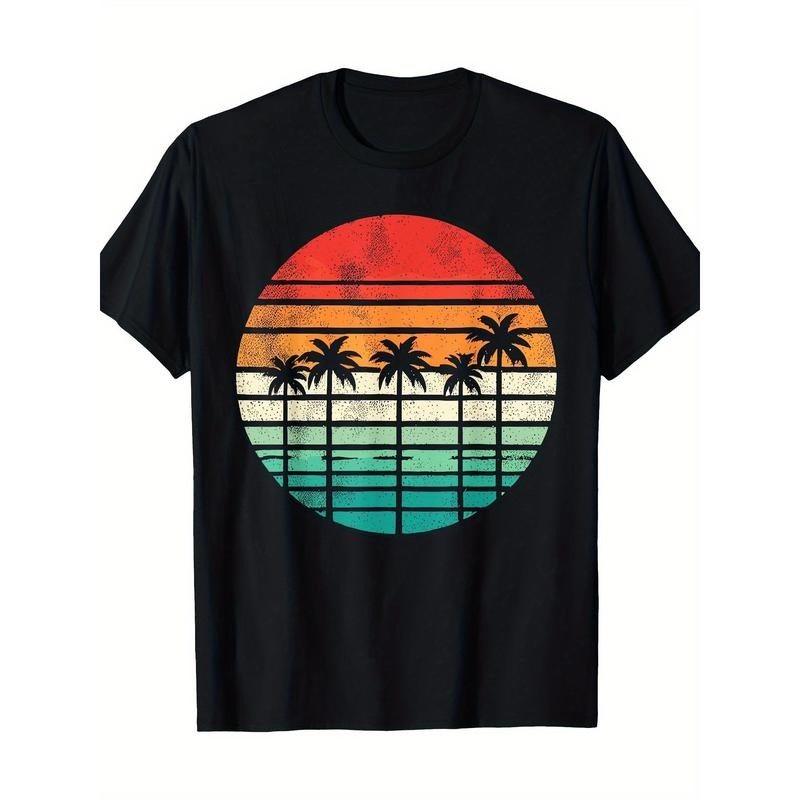 Beach Gift Sun and Beach T-shirt -100% cotton Made in USA