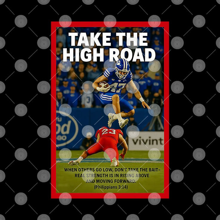 Bear Bachmeier Take The High Road When Others Go Low T Shirt