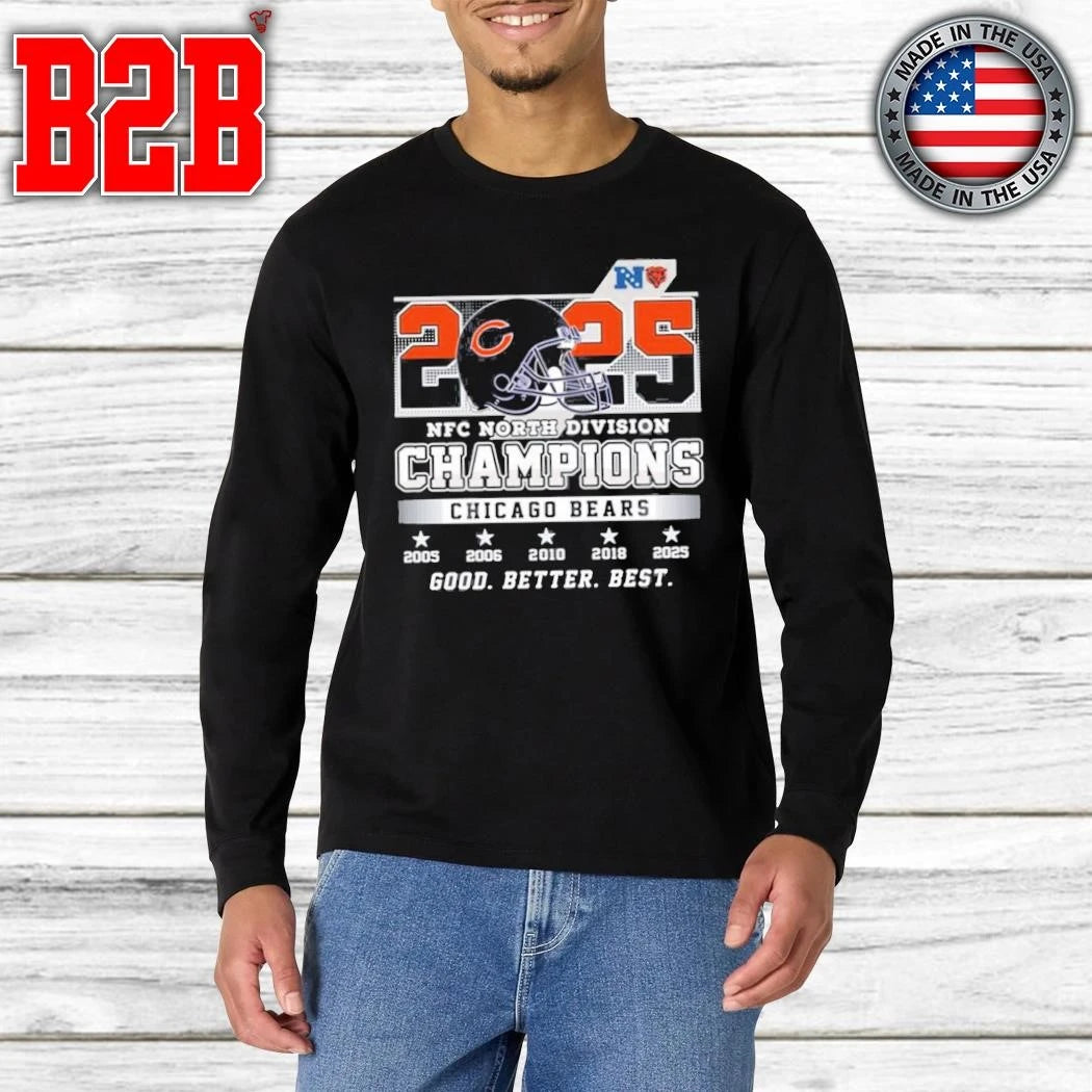 Bears NFC North Division Champions 2025 Shirt