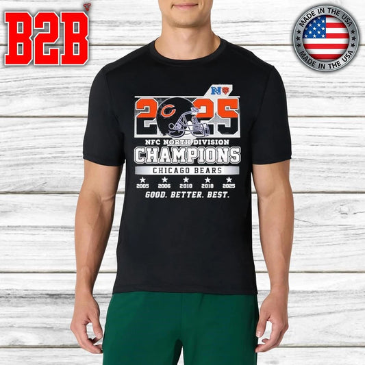 Bears NFC North Division Champions 2025 Shirt