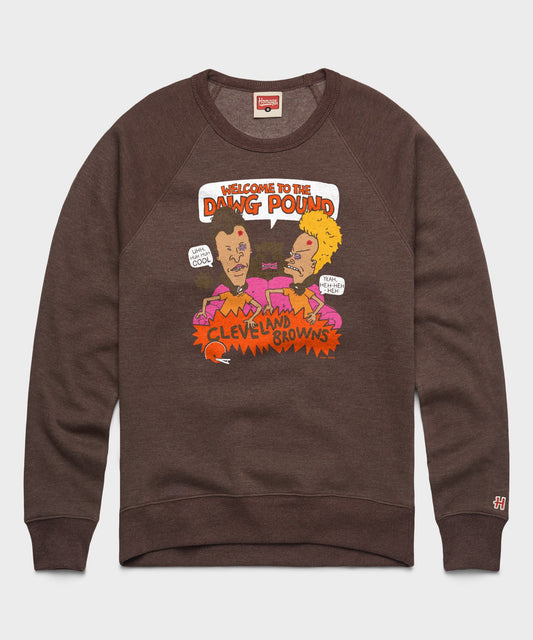 Beavis And Butt-Head X Cleveland Browns Dawg Pound Crewneck