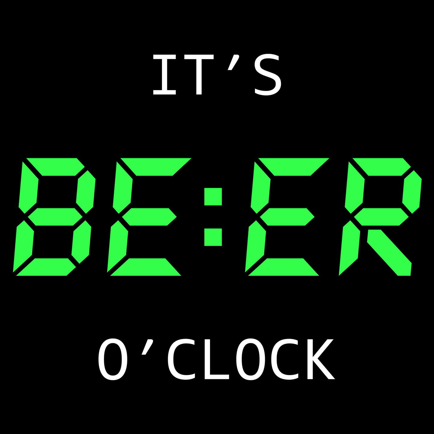 Beer O'Clock Funny T Shirt