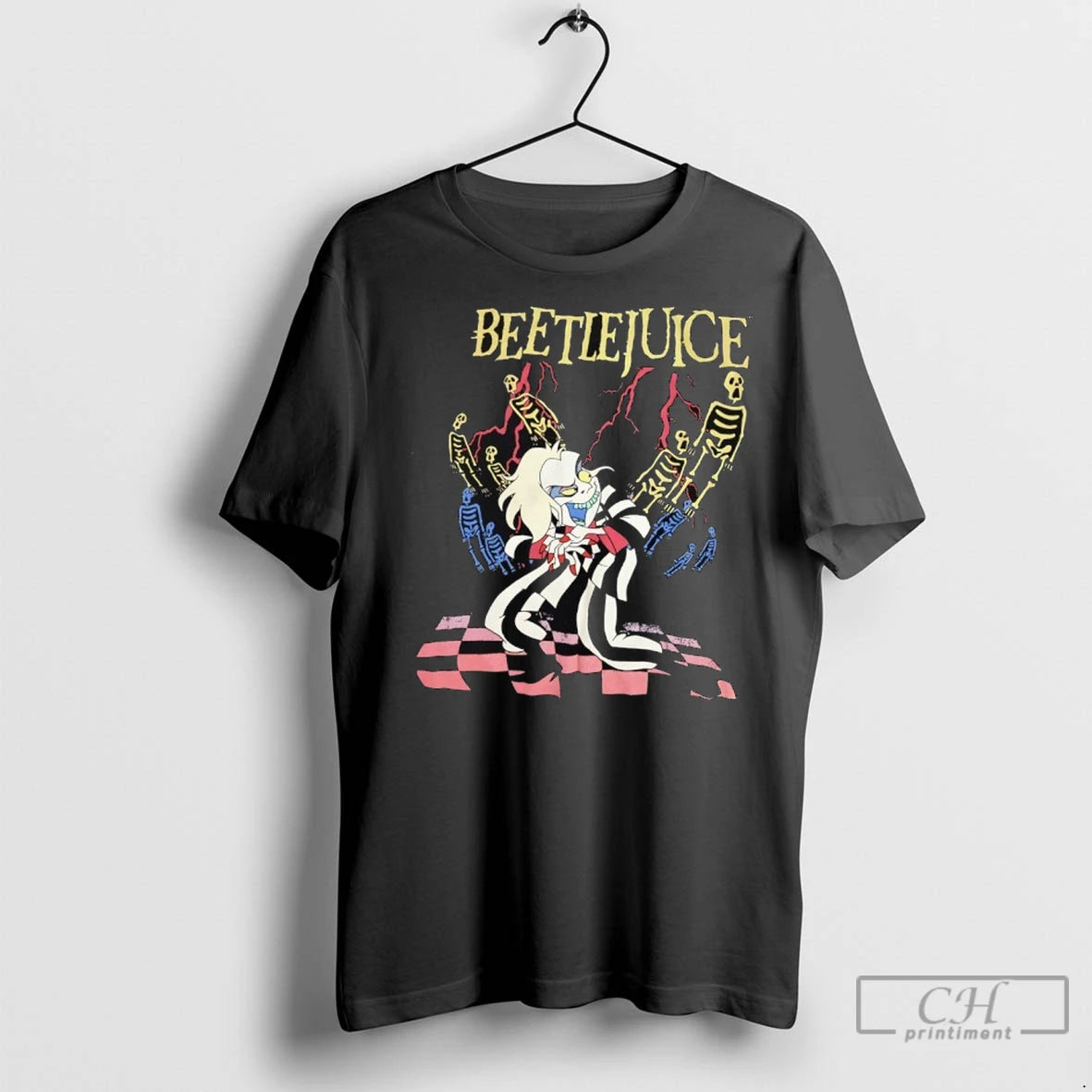 Beetlejuice Skeleton Halloween T Shirts
