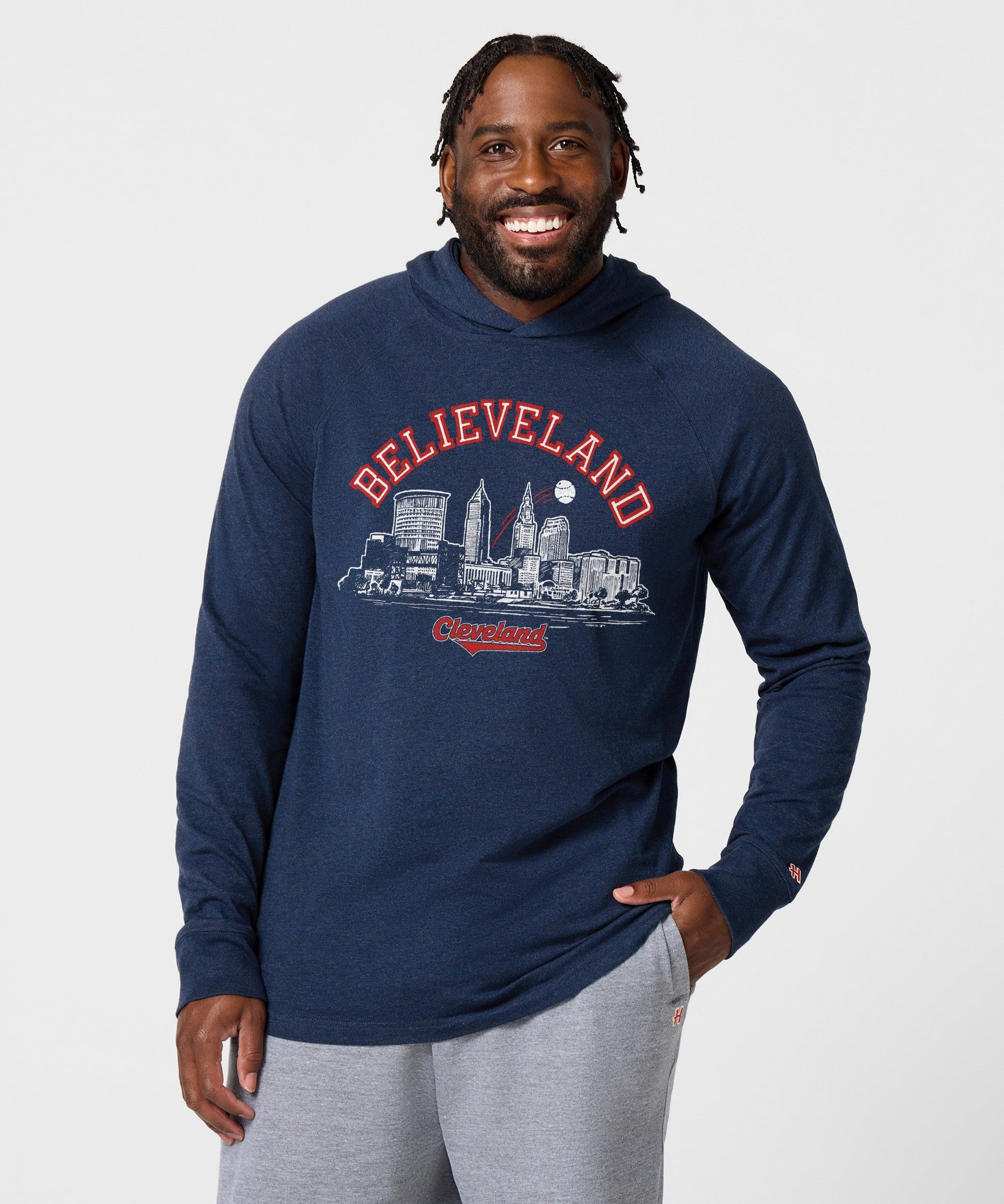 Believeland Cleveland Baseball Lightweight Hoodie