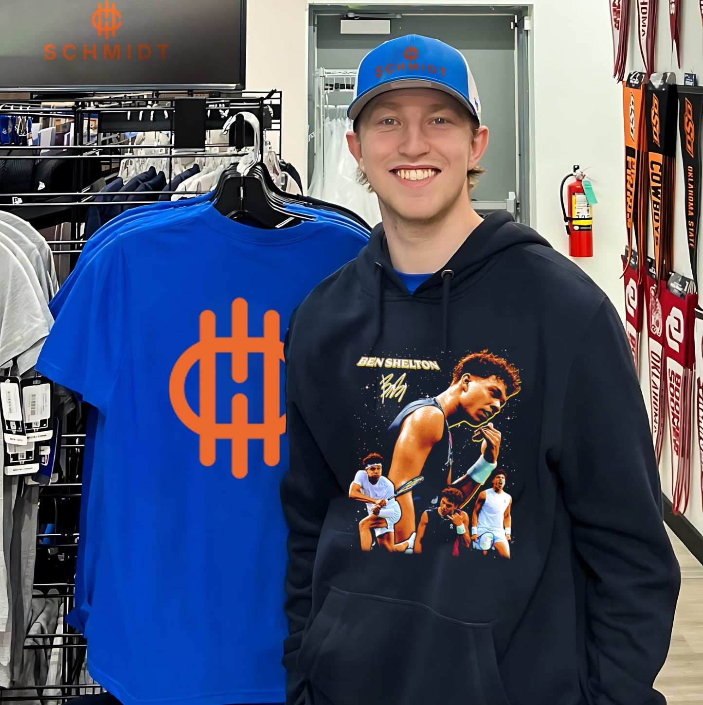 Ben Shelton Dialed In Tennis Collage ATP shirt