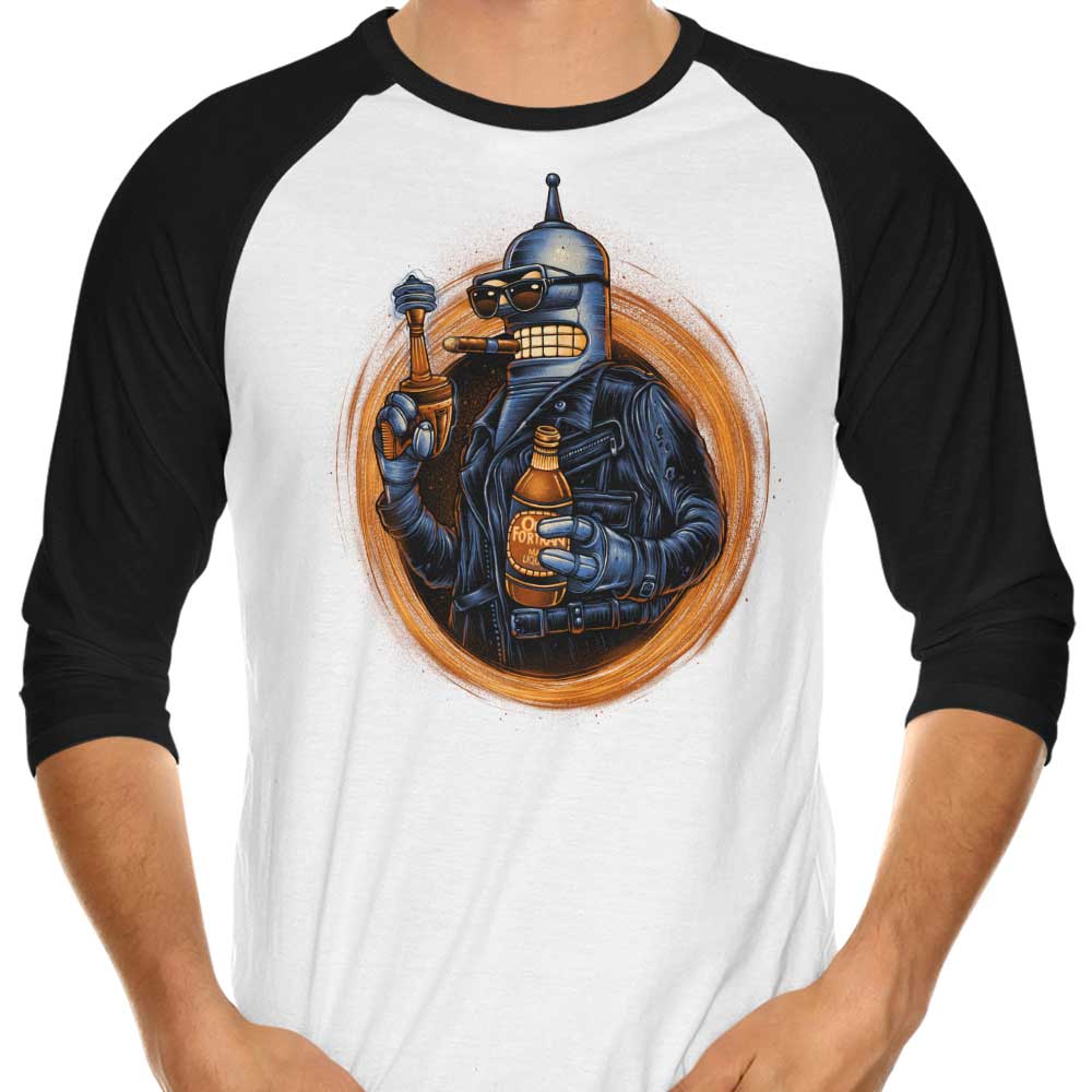 Benderminator - 3/4 Sleeve Raglan T-Shirt
