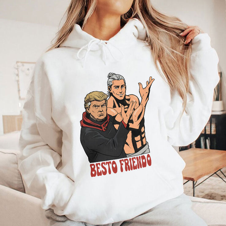 Besto Friendo Trump Epstein Inspired Meme T Shirt