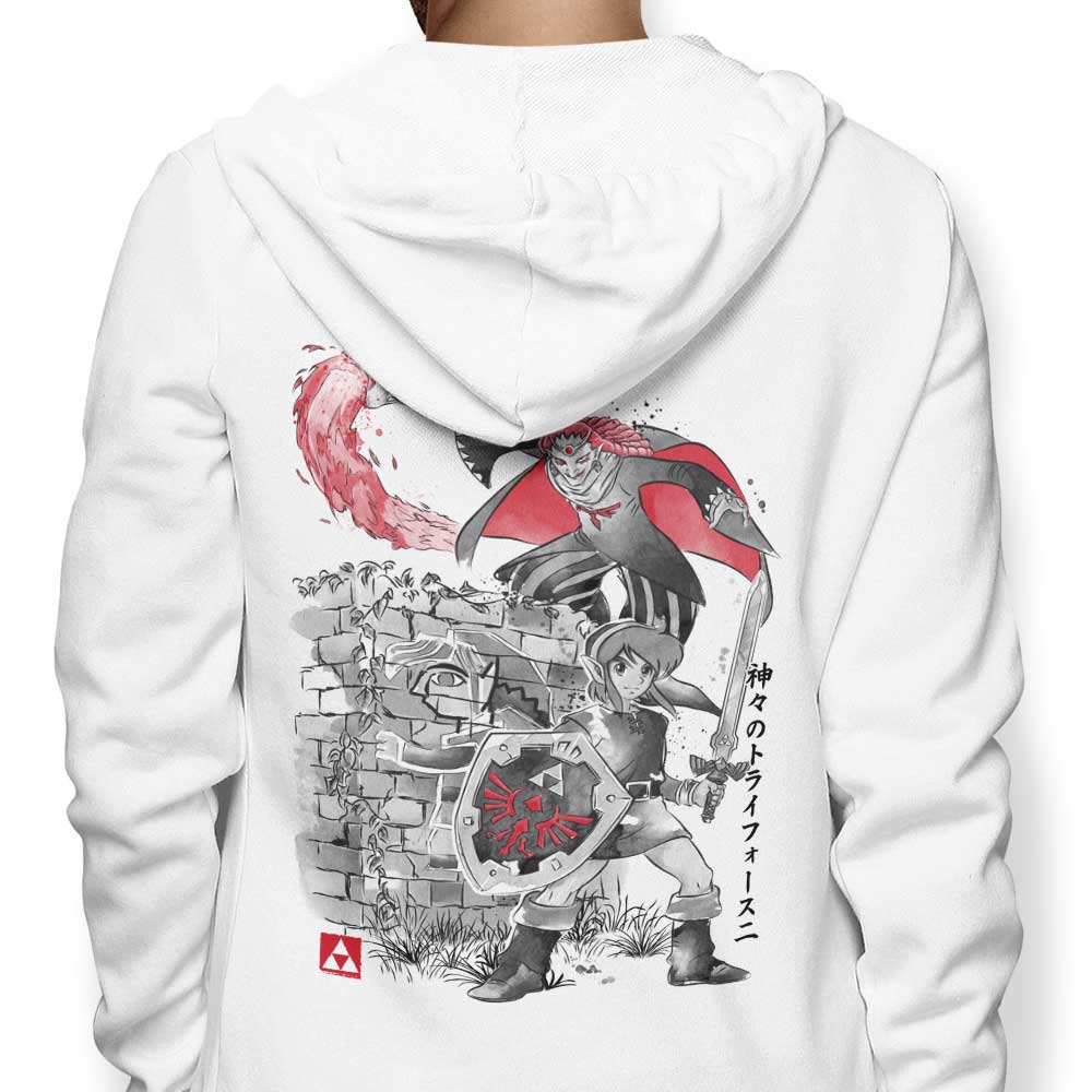 Between Worlds Sumi-e - Hoodie