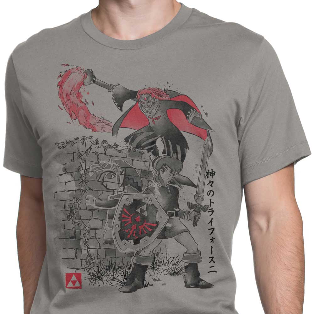 Between Worlds Sumi-e - Men's Apparel