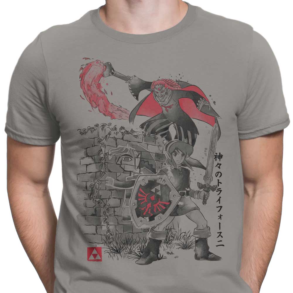 Between Worlds Sumi-e - Men's Apparel