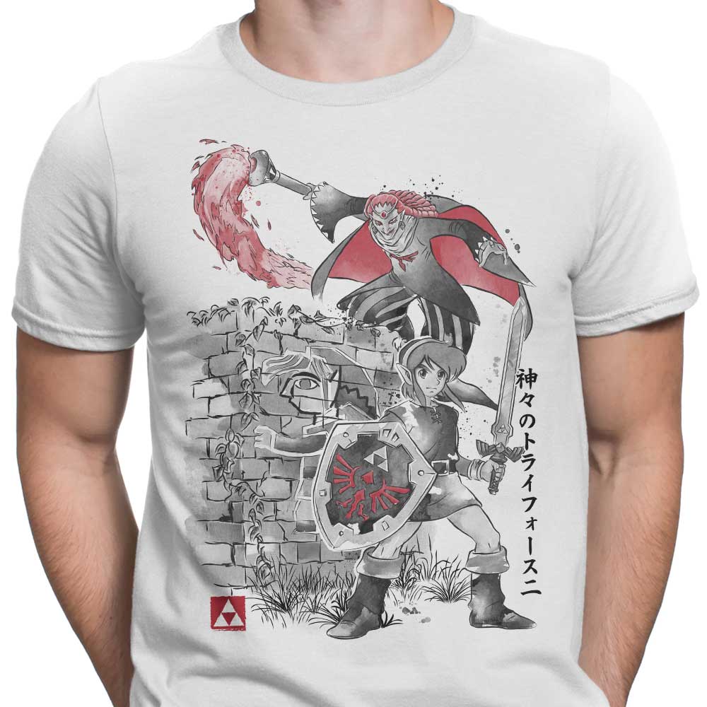 Between Worlds Sumi-e - Men's Apparel