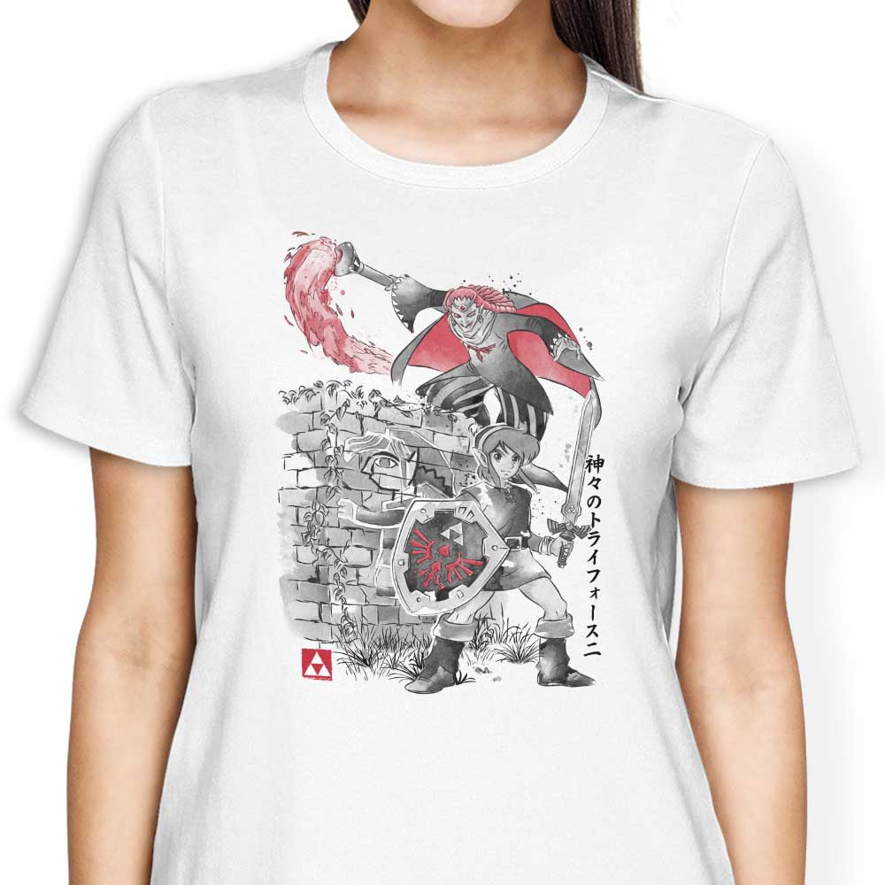 Between Worlds Sumi-e - Women's Apparel