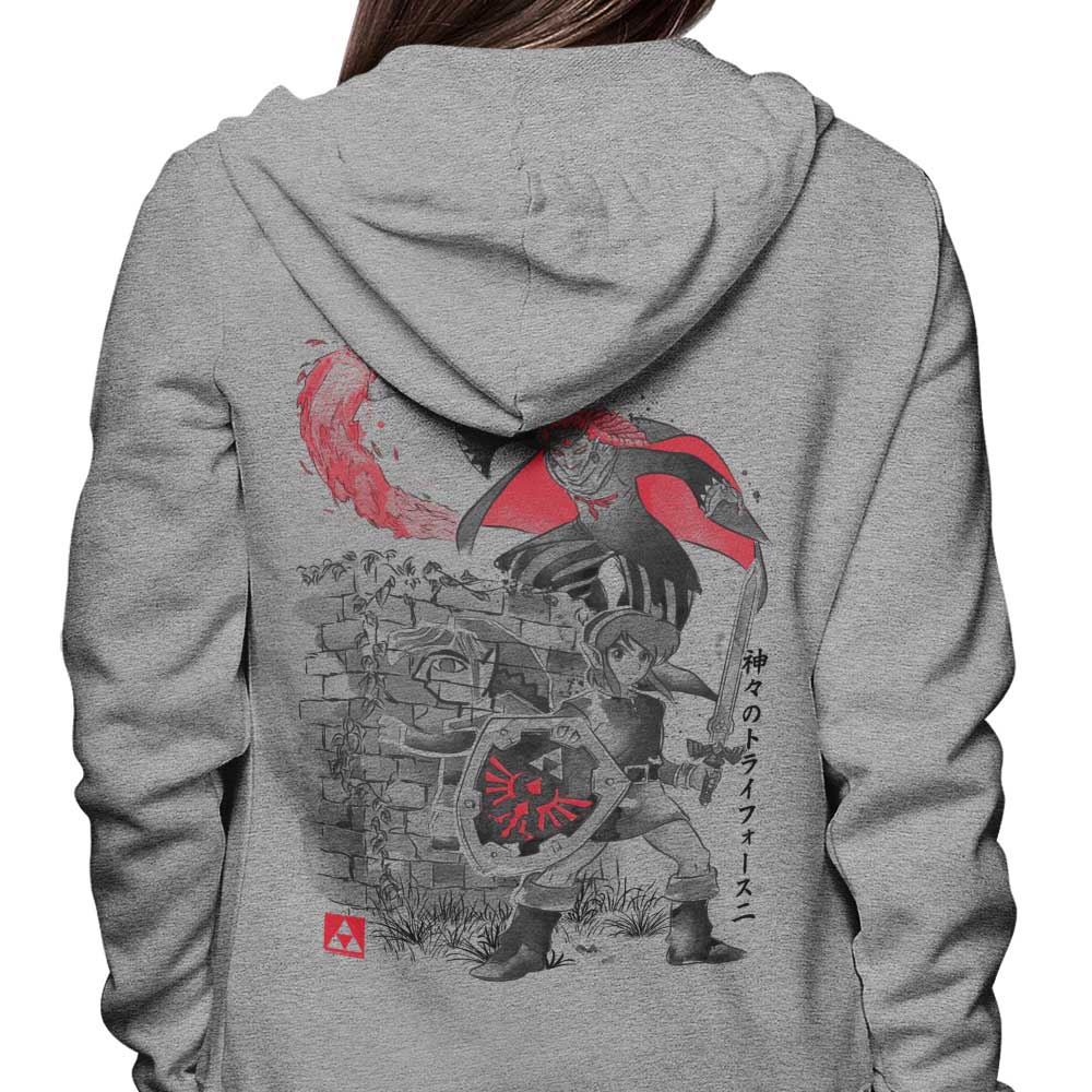 Between Worlds Sumi-e - Hoodie