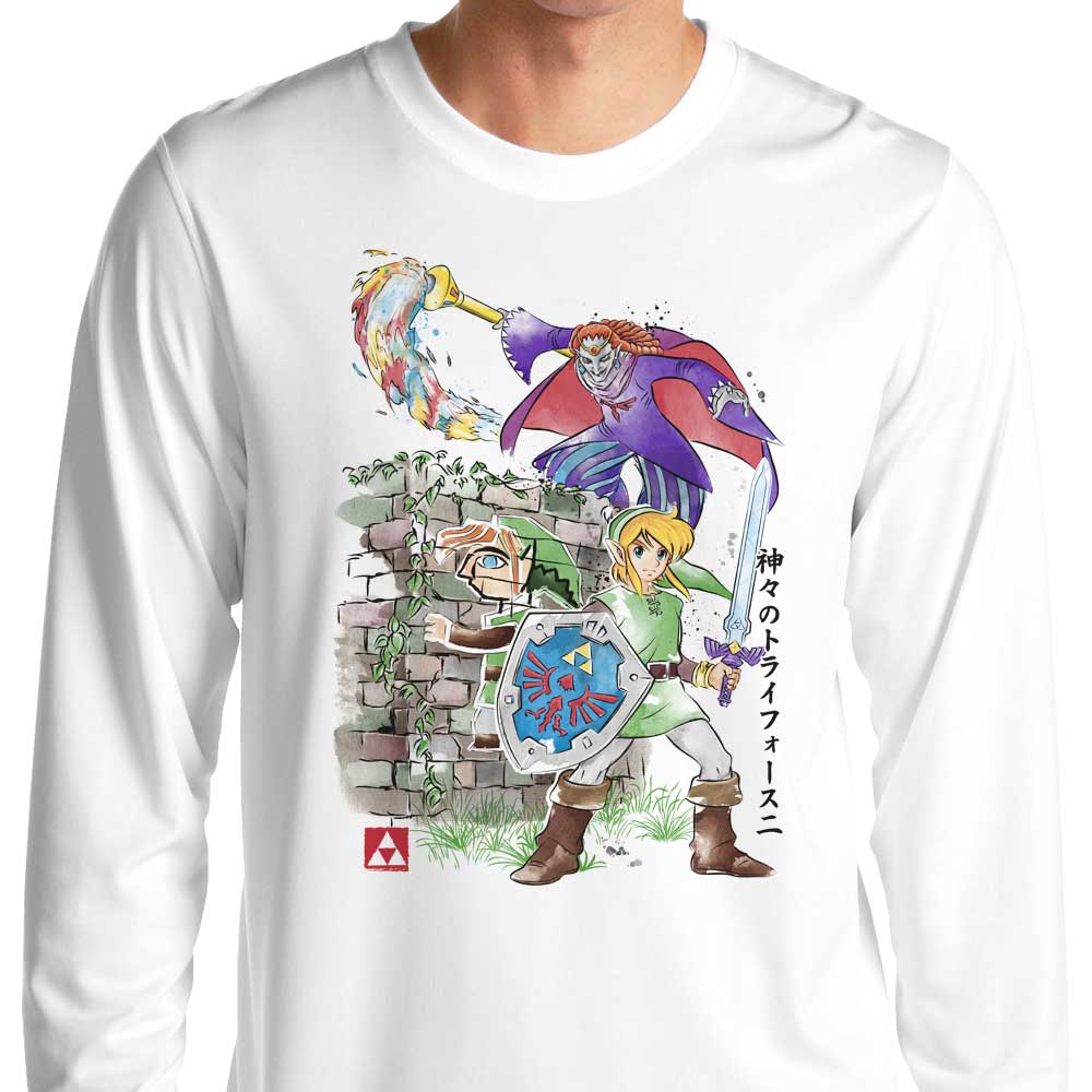 Between World's Watercolor - Long Sleeve T-Shirt