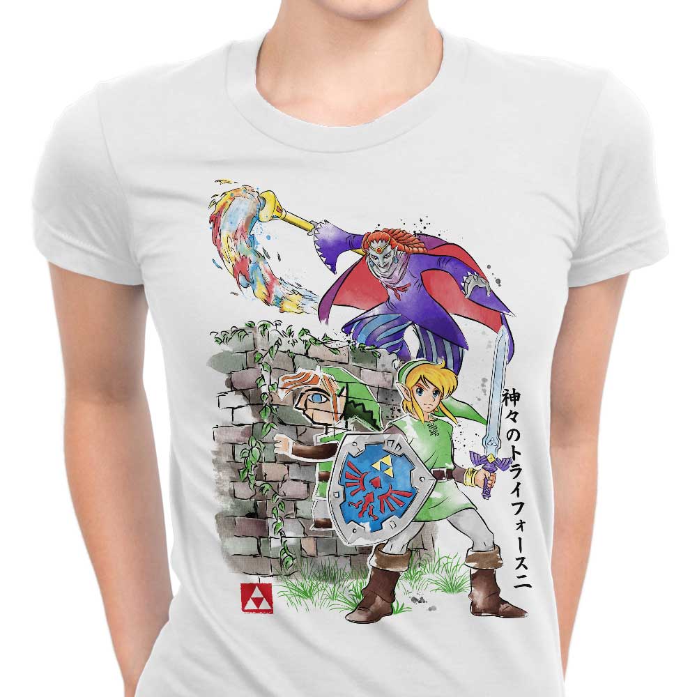 Between World's Watercolor - Women's Apparel