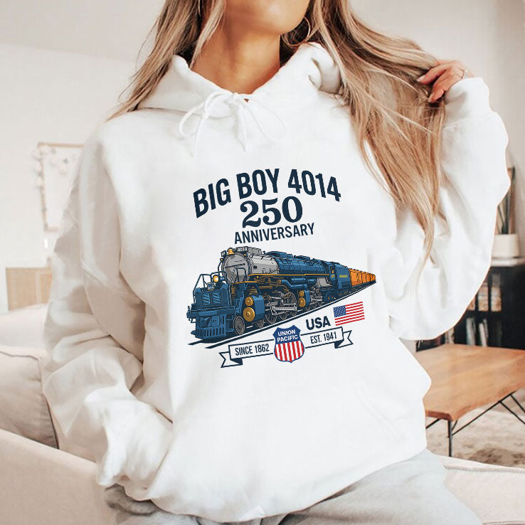 Big Boy 4014 Train 250th Anniversary Patriotic American Locomotive Shirt