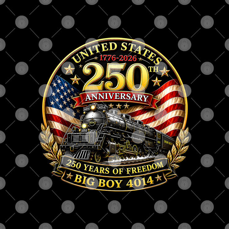 Big Boy 4014 Vintage 250 Steam Locomotive Railroad Train T Shirt