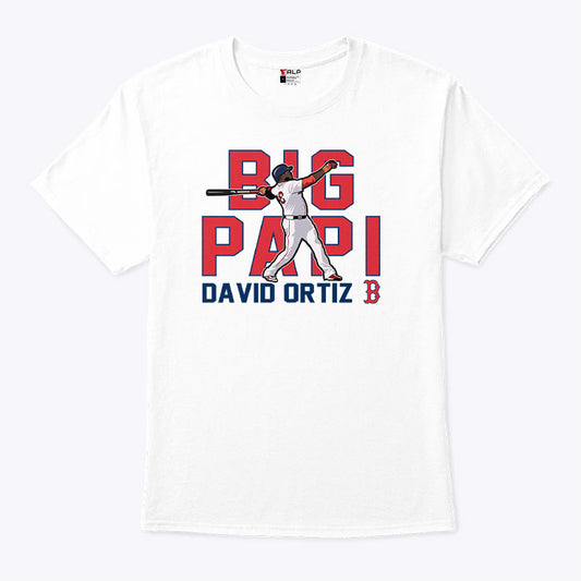 Big Papi David Ortiz Boston Red Sox Cooperstown Player T Shirt