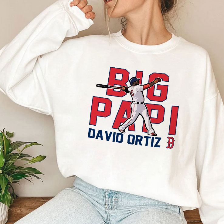 Big Papi David Ortiz Boston Red Sox Cooperstown Player T Shirt