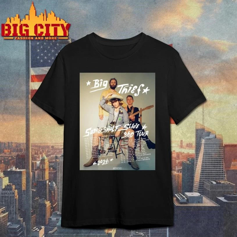 Big Thief The Somersault Slide 360 Tour Official Schedule Tour Dates Poster Shirt