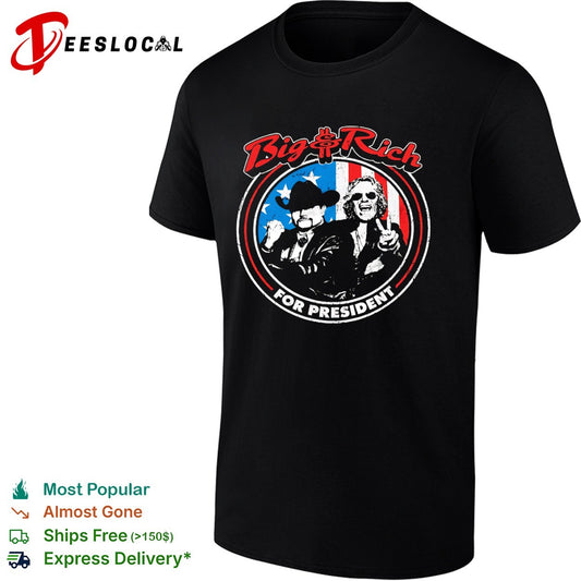 Big and Rich for president country music duo shirt