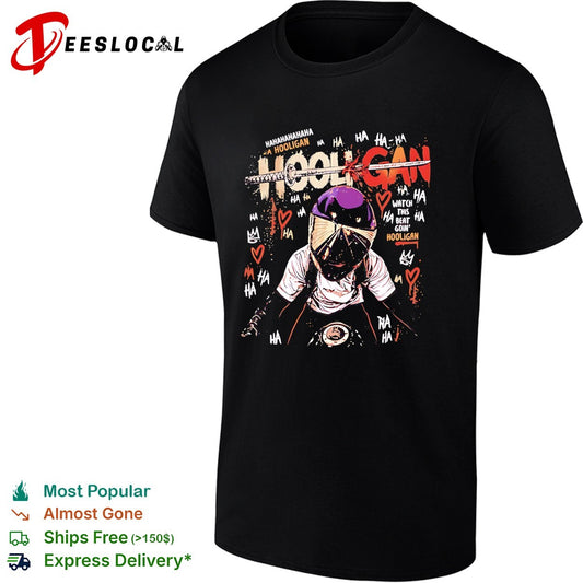 Biker Hooligan watch this beat go in Hooligan vintage shirt
