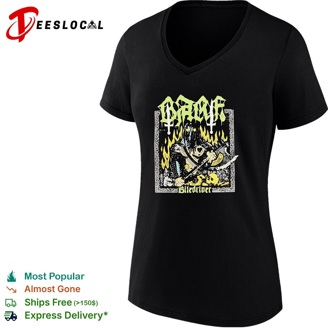 Biledriver executioner skeleton shirt