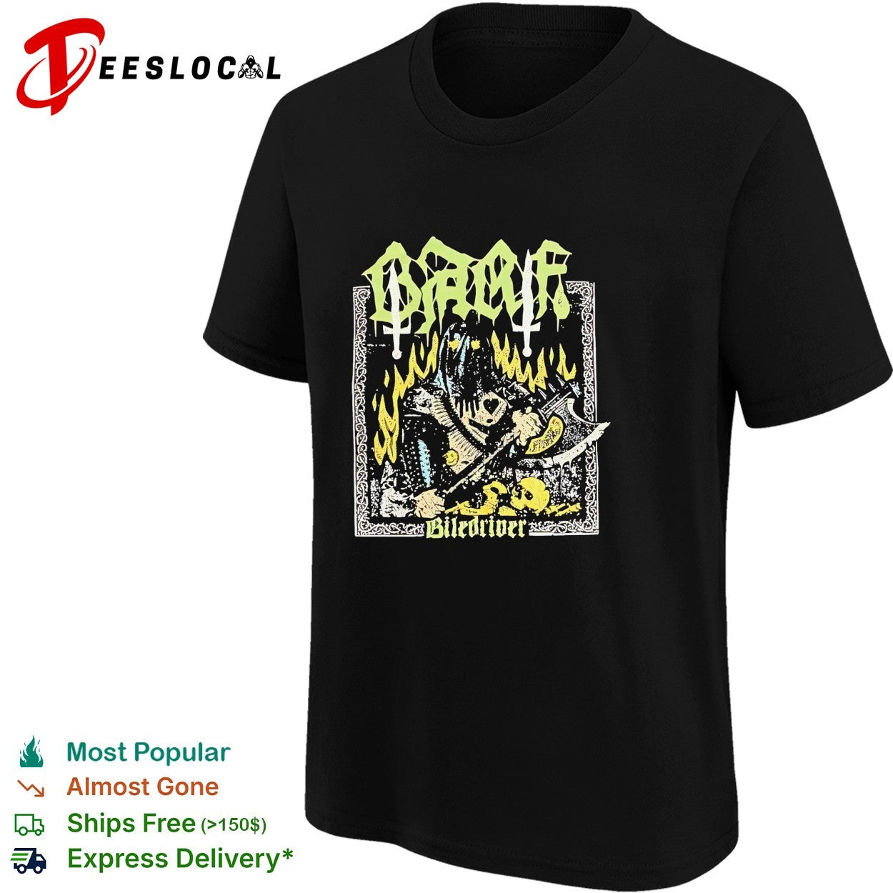 Biledriver executioner skeleton shirt