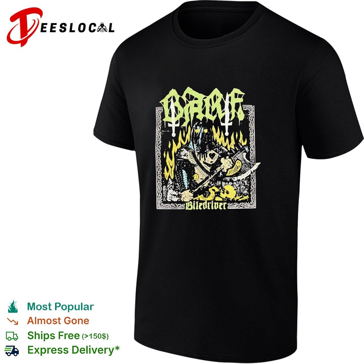 Biledriver executioner skeleton shirt