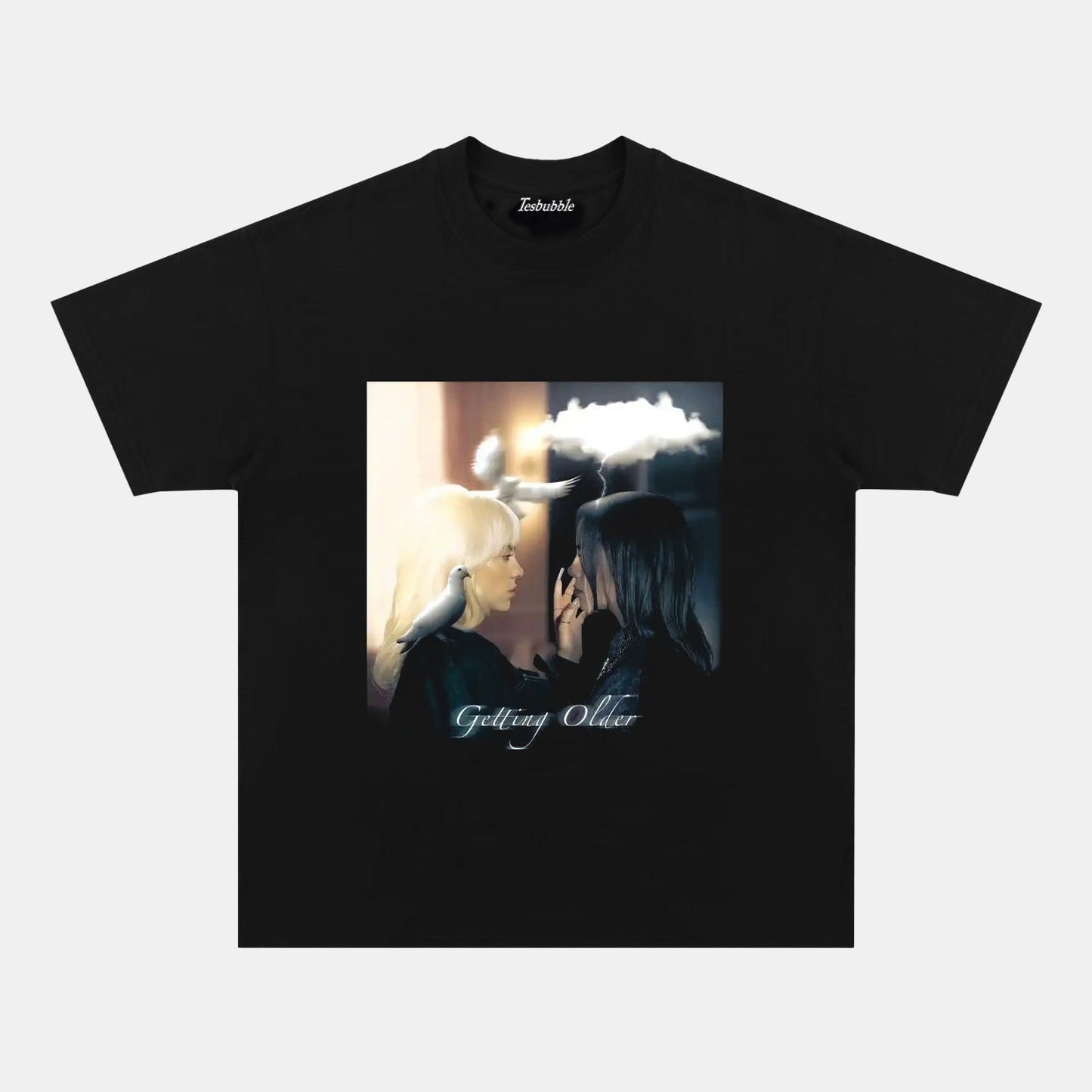 BILLIE EILISH DOUBLE TEE Style001 - clothing by TeeHivey.com (Image 3)