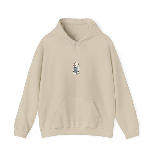 Bison Hoodie-Simple standing sky Bison hoodie