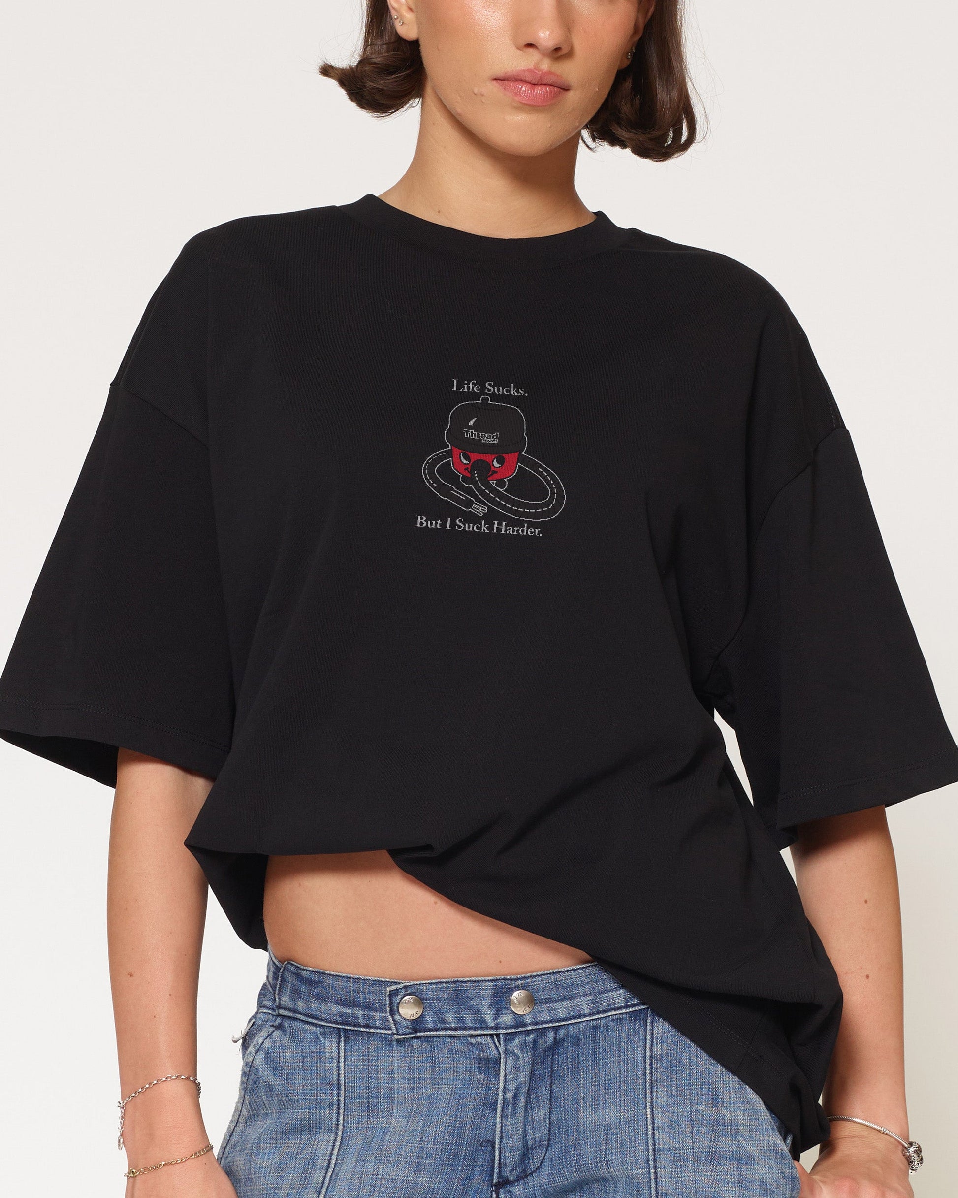 Life Sucks Oversized Tee