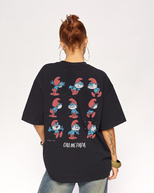 Call Me Papa Oversized Tee