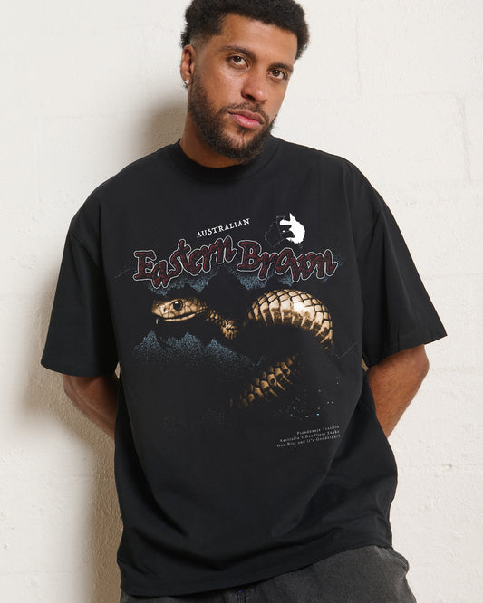 Eastern Brown Oversized Tee