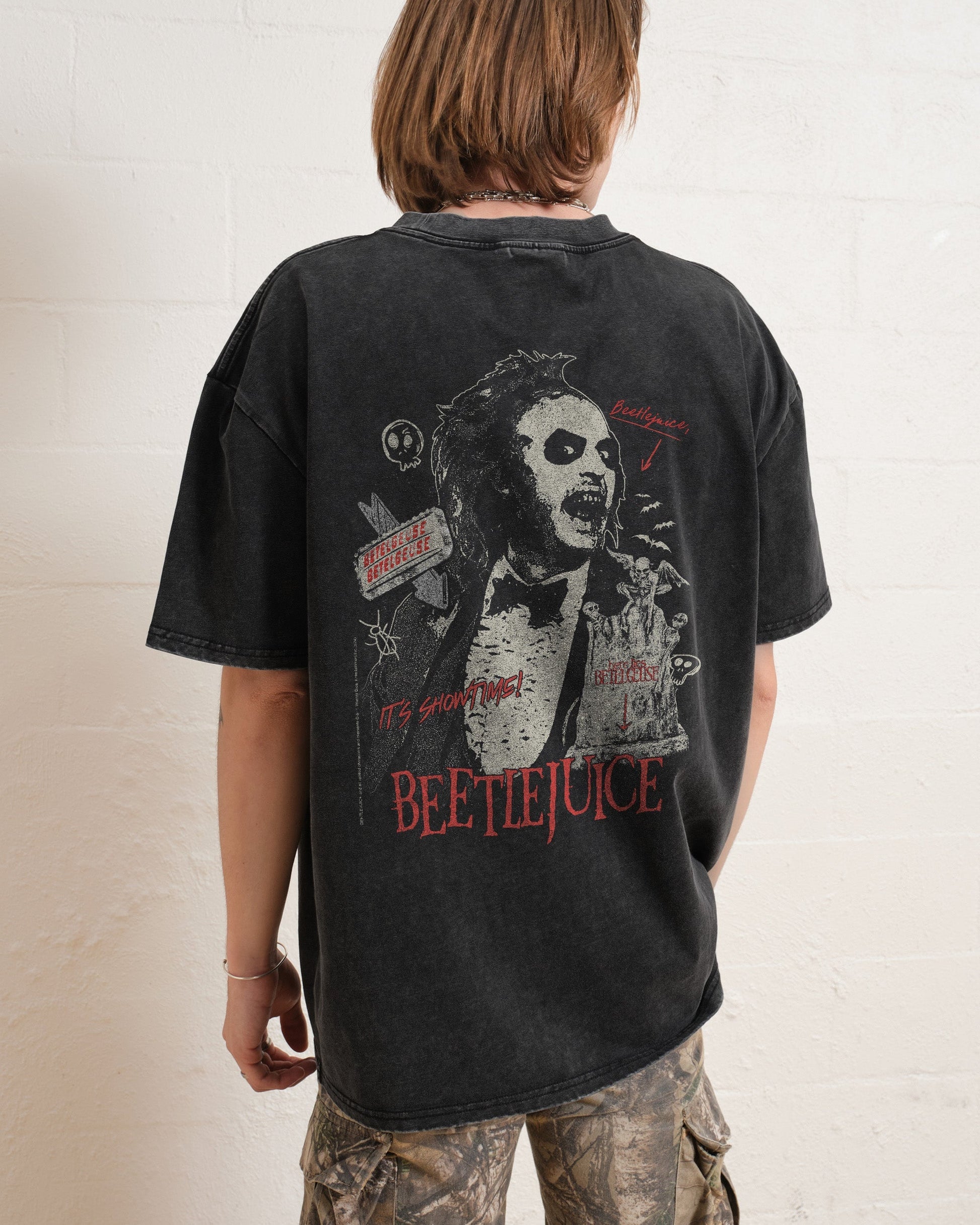 Beetlejuice Grave Oversized Tee