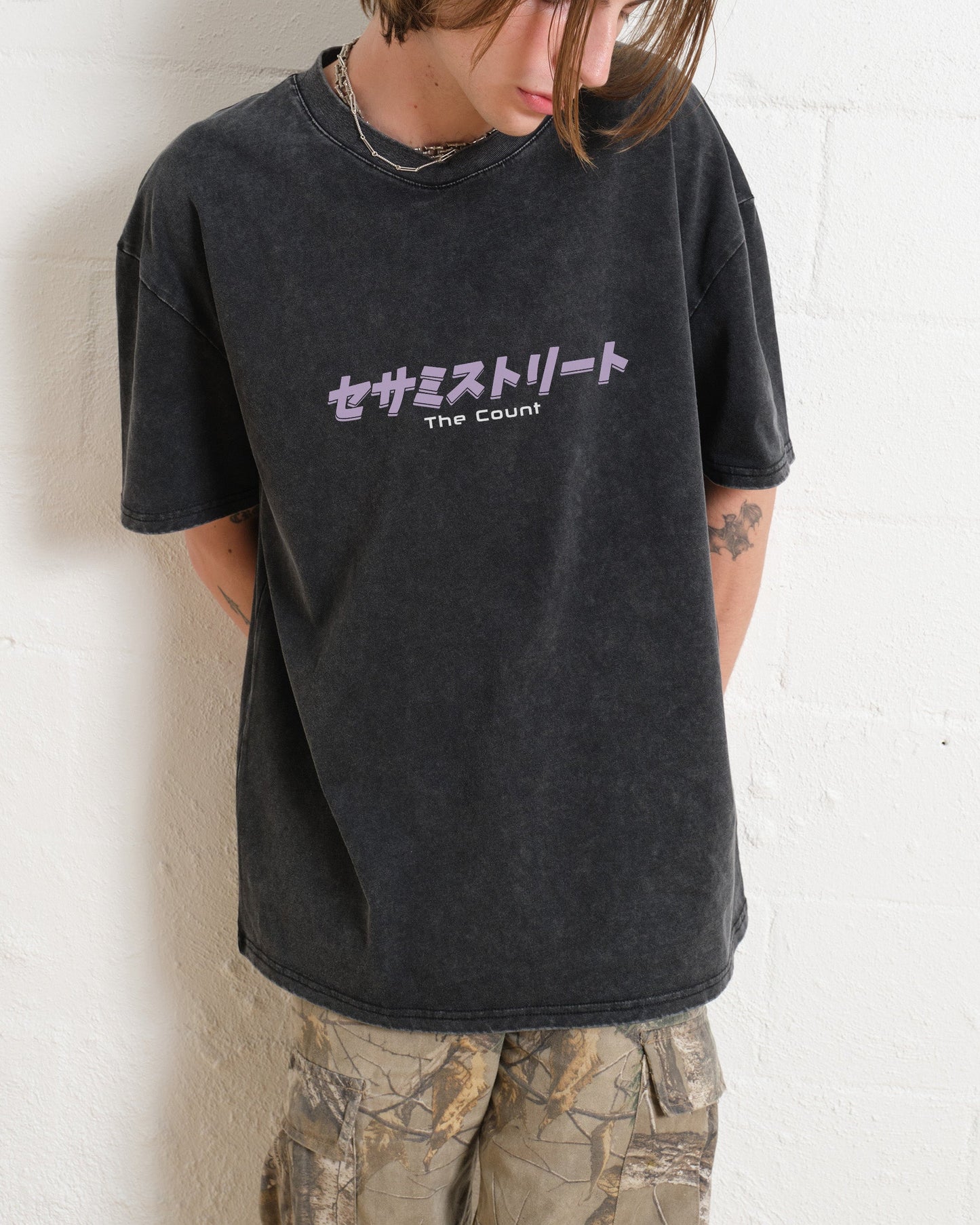 Japan Count Front and Back Oversized Tee