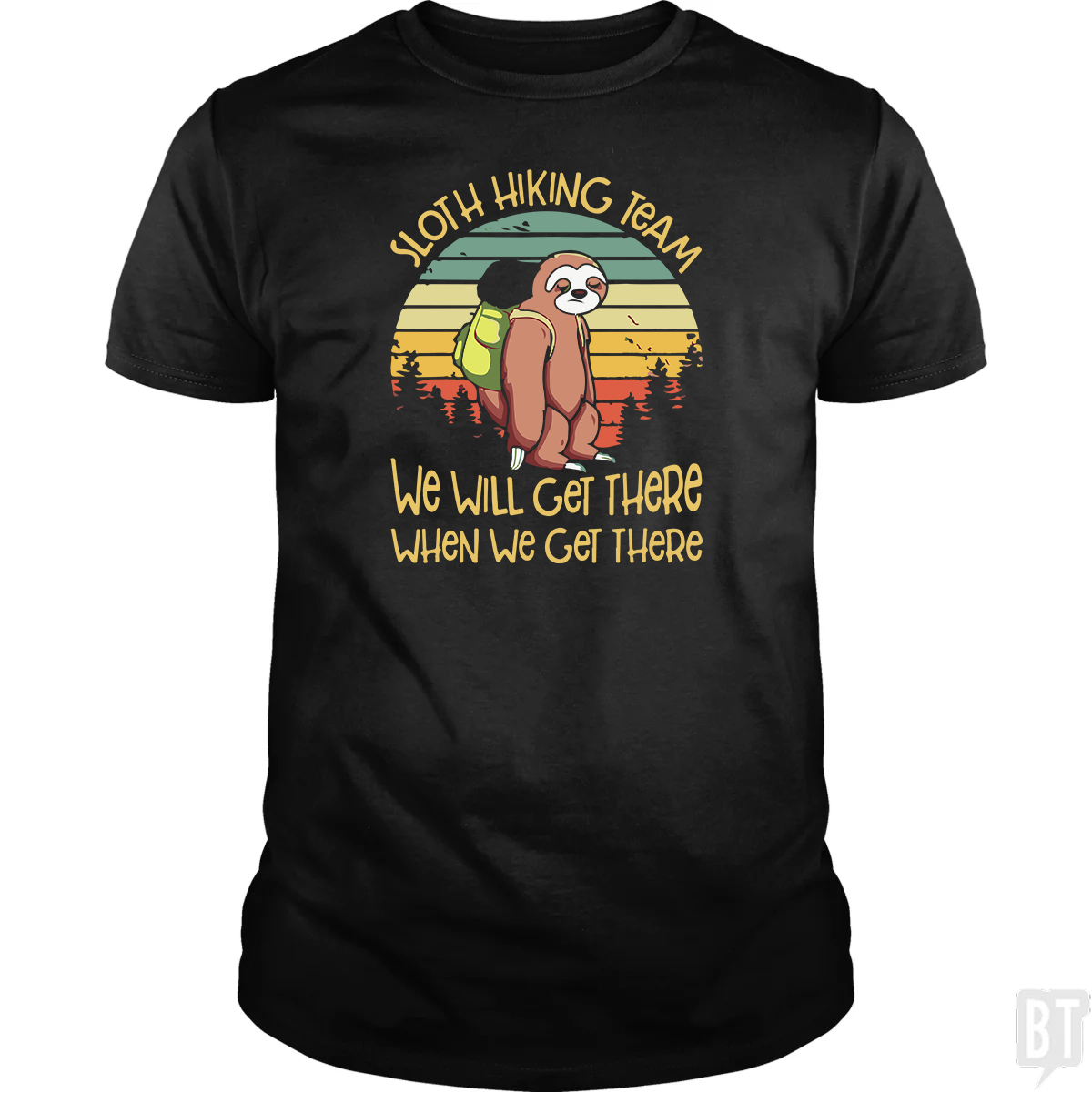 Funny Sloth Hiking Team