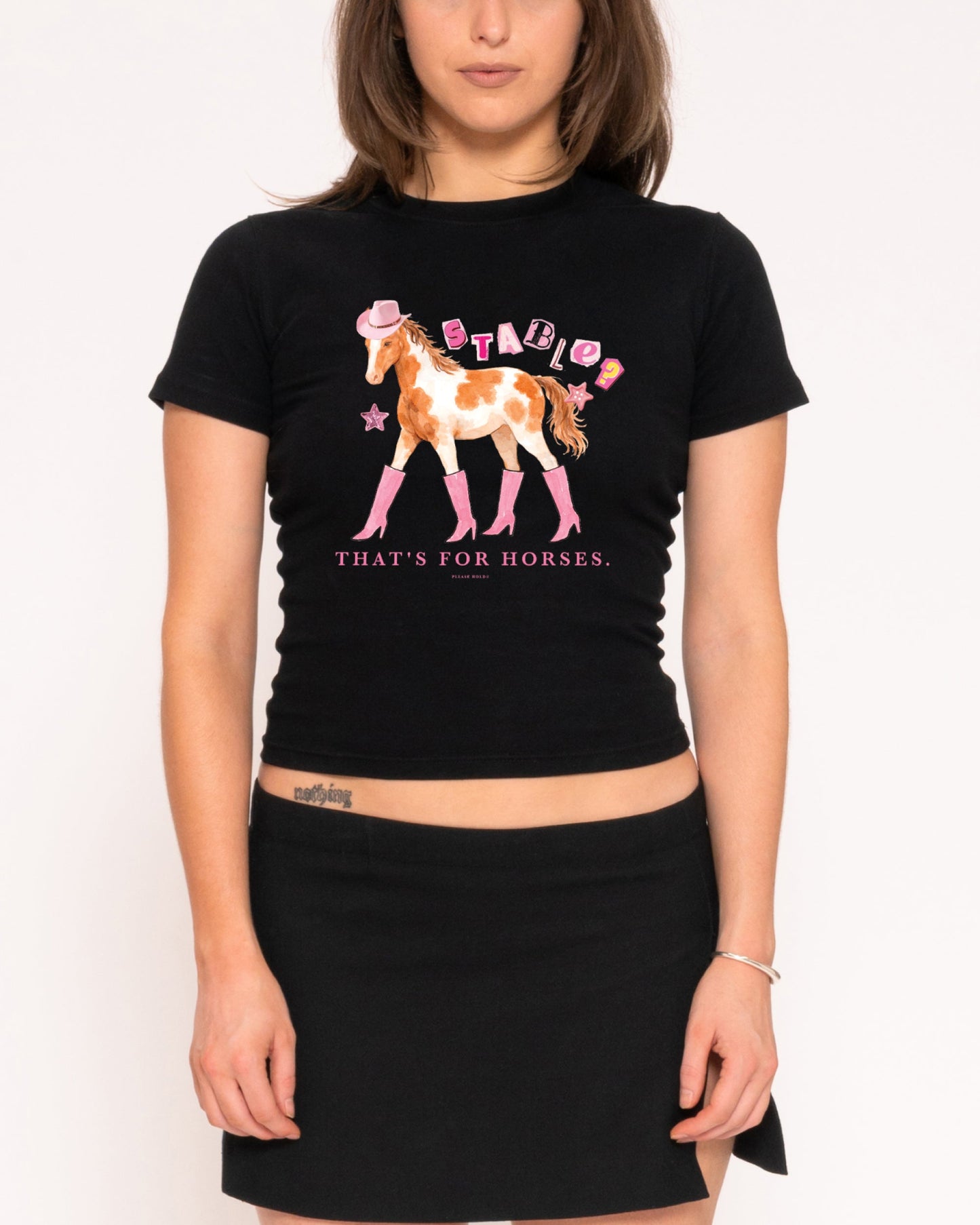 Stable? That's For Horses Longline Baby Tee