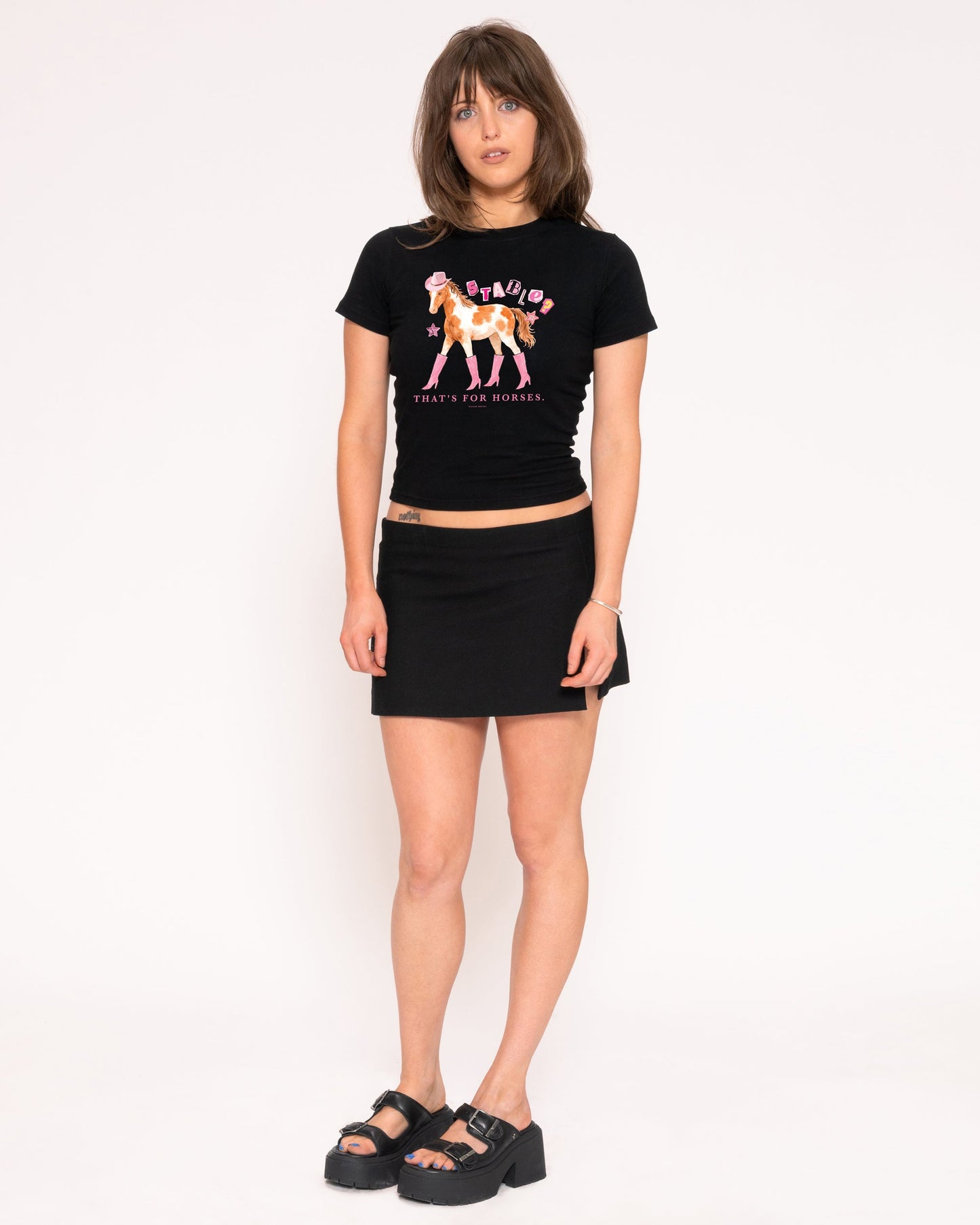Stable? That's For Horses Longline Baby Tee
