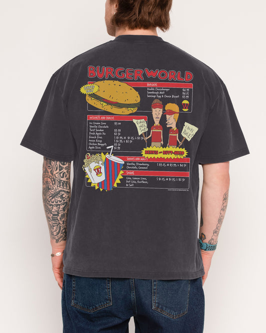Burger World Wash Tee
