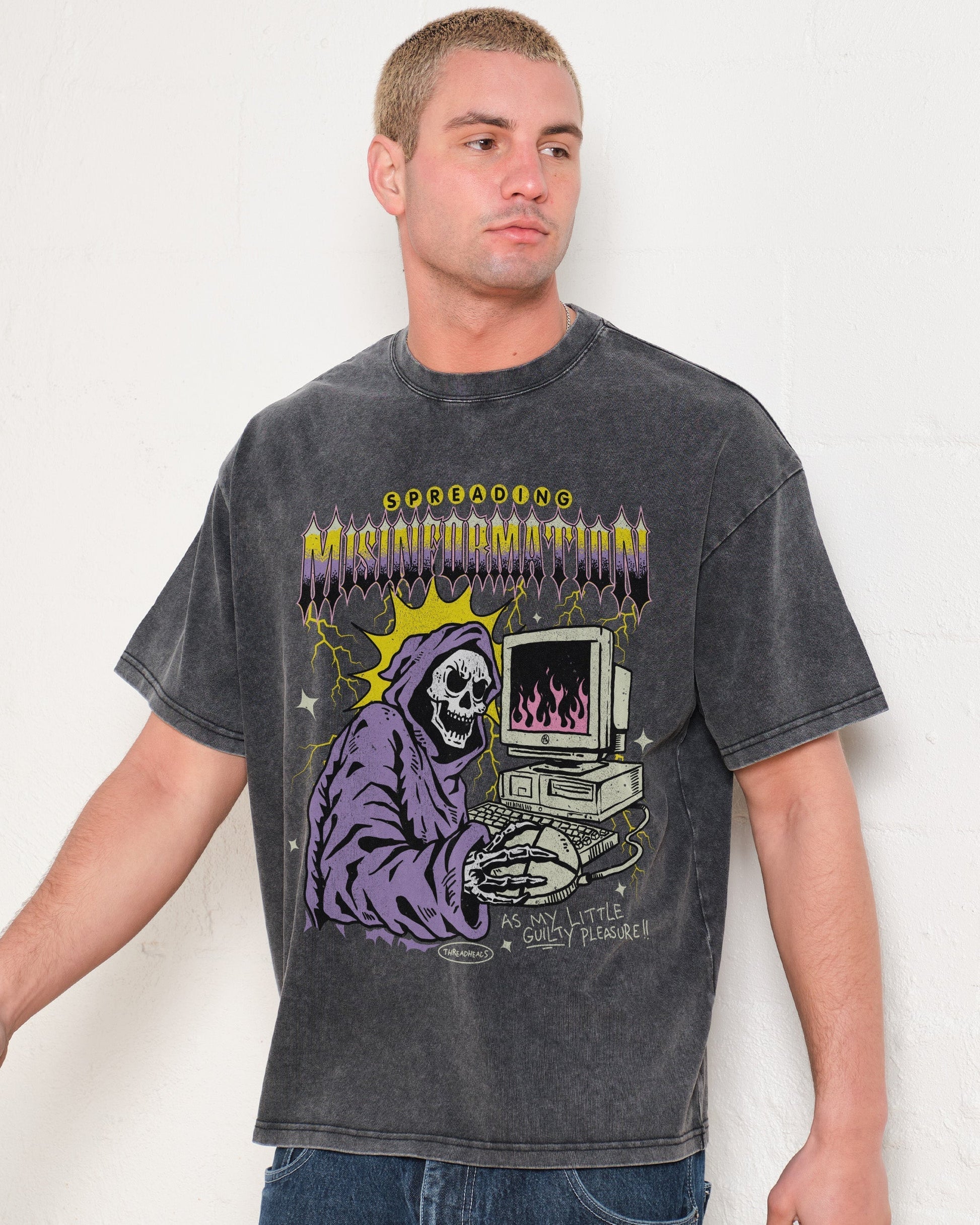 Spreading Misinformation Oversized Tee