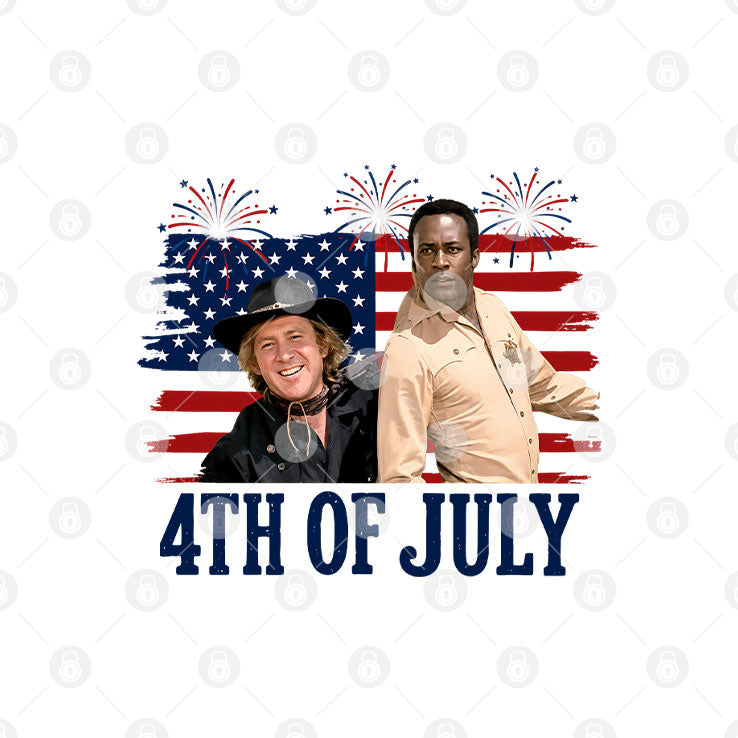 Blazing Saddles Where The White Women At On The Fourth Of July T Shirt
