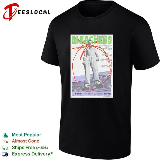 Bleachers man on rooftop vintage poster shirt