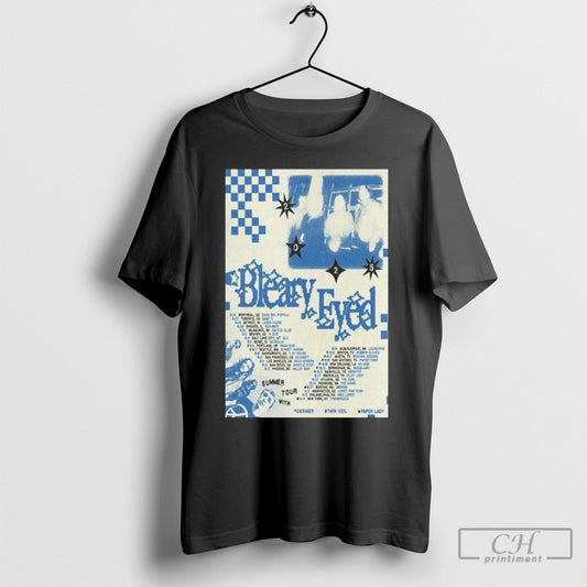 Bleary Eyed Summer Tour 2025 Poster T Shirts