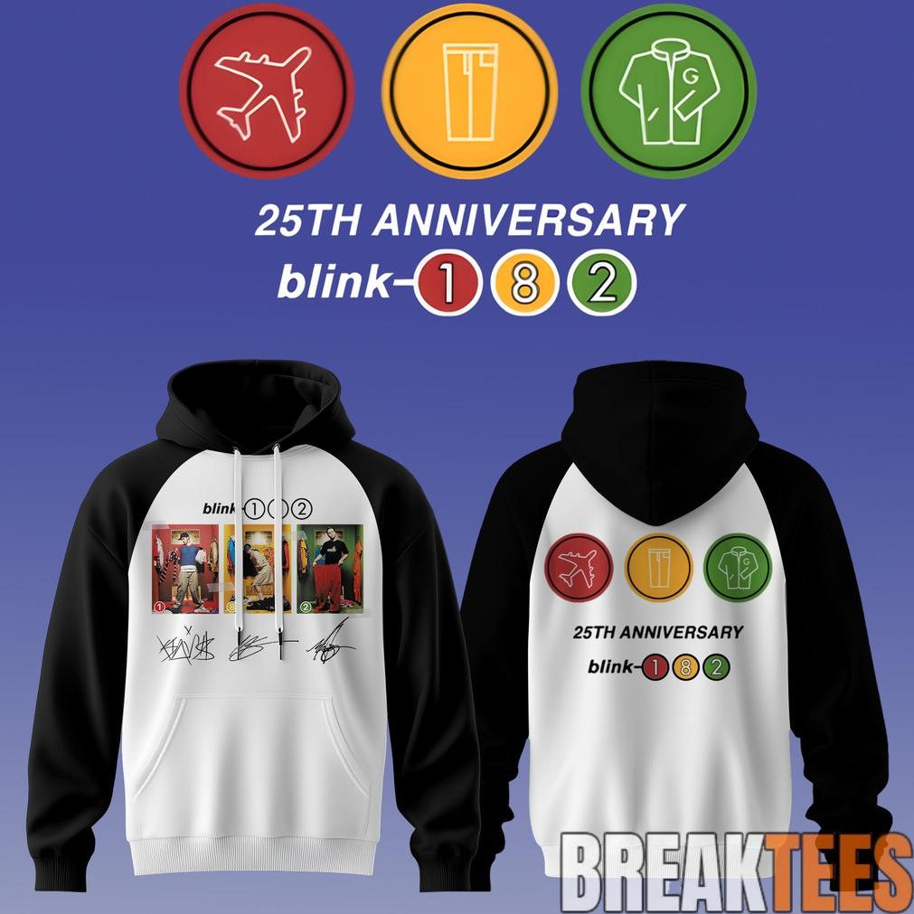 Blink-182 Anniversary Collection – Limited Edition Signature Hoodie