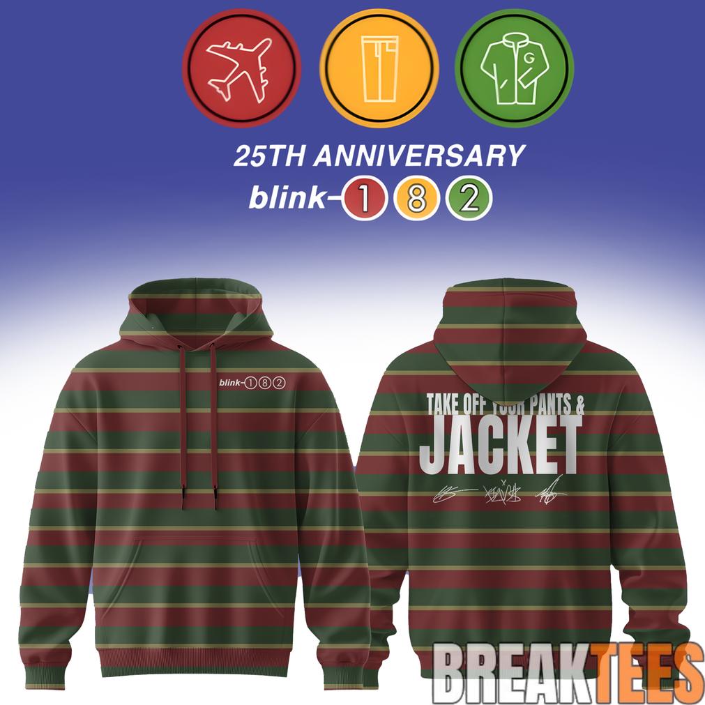 Blink-182 Anniversary Collection – Limited Edition Signature Hoodie