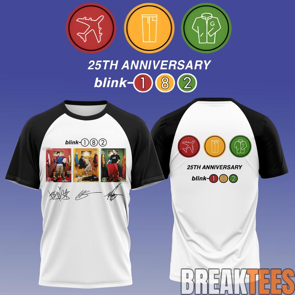 Blink-182 Anniversary Collection – Limited Edition Signature T-Shirt