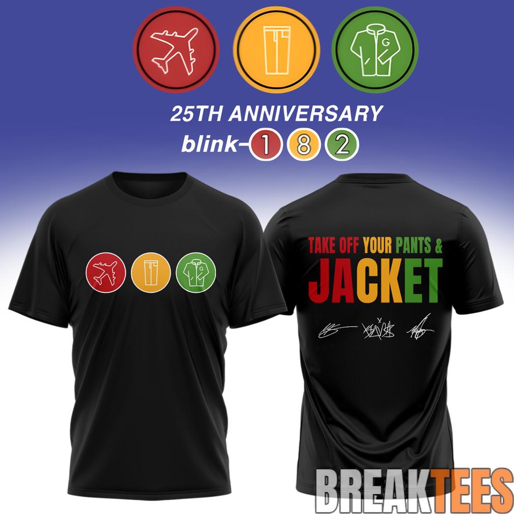Blink-182 Anniversary Collection – Limited Edition Signature T-Shirt
