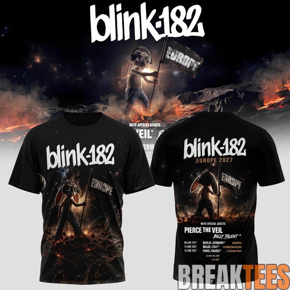 Blink-182 Meltdown Europe Edition Tee