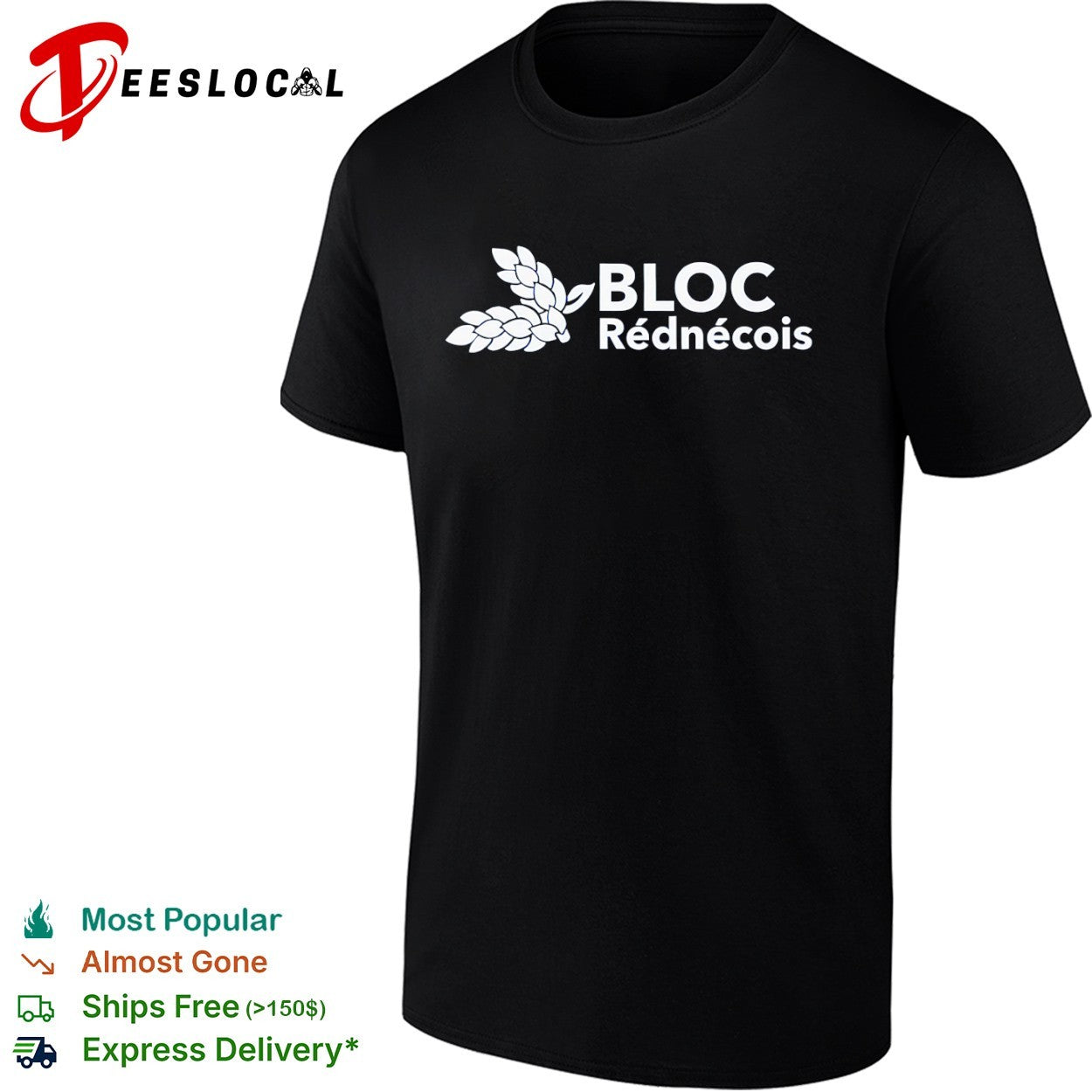 Bloc Rednecois Wheat Symbol Political Parody Quebec Politics Bloc Quebecois shirt